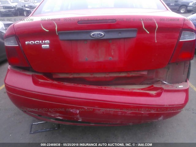 1FAHP34N27W211851 - 2007 FORD FOCUS ZX4/S/SE/SES 红色 照片 6