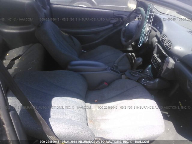 1G2JB1247W7600734 - 1998 PONTIAC SUNFIRE SE BURGUNDY photo 5