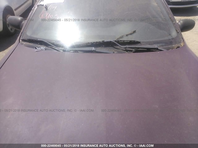 1G2JB1247W7600734 - 1998 PONTIAC SUNFIRE SE BURGUNDY photo 6