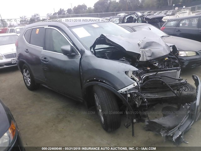 5N1AT2MT8HC746603 - 2017 NISSAN ROGUE S/SL GRAY photo 1