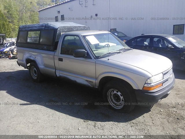 1GCCS14X3X8102778 - 1999 CHEVROLET S TRUCK S10 TAN photo 1