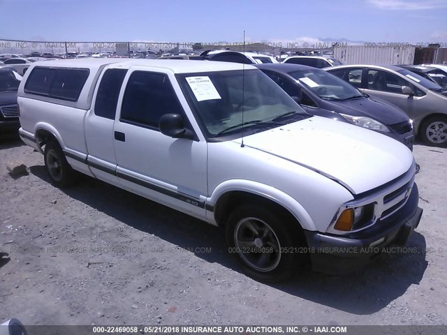 1GCCS19Z7S8261919 - 1995 CHEVROLET S TRUCK S10 WHITE photo 1