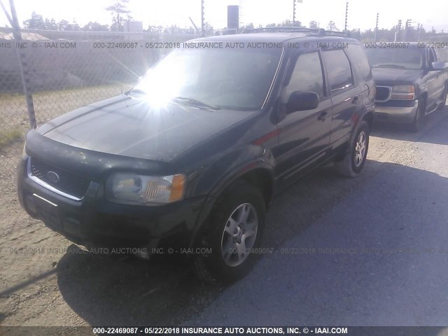 1FMCU04133KC66234 - 2003 FORD ESCAPE LIMITED BLACK photo 2