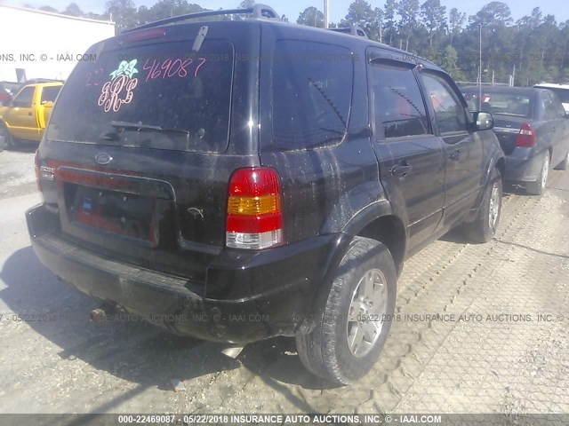 1FMCU04133KC66234 - 2003 FORD ESCAPE LIMITED BLACK photo 4