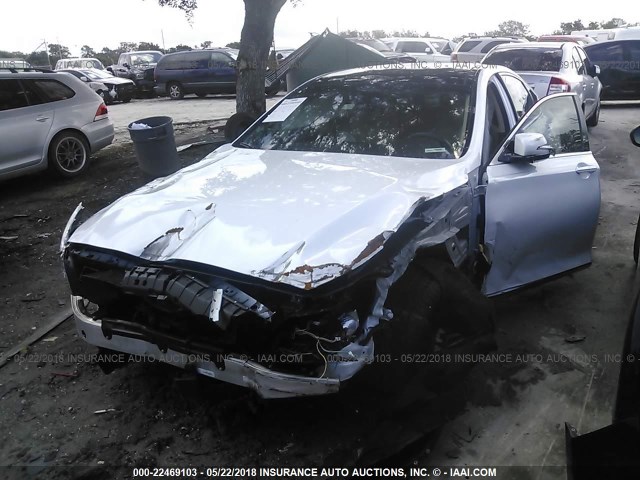 KMHGN4JE6FU049685 - 2015 HYUNDAI GENESIS 3.8L WHITE photo 2