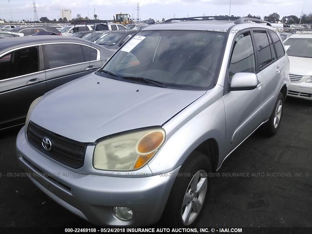 JTEGD20V540035905 - 2004 TOYOTA RAV4 SILVER photo 2