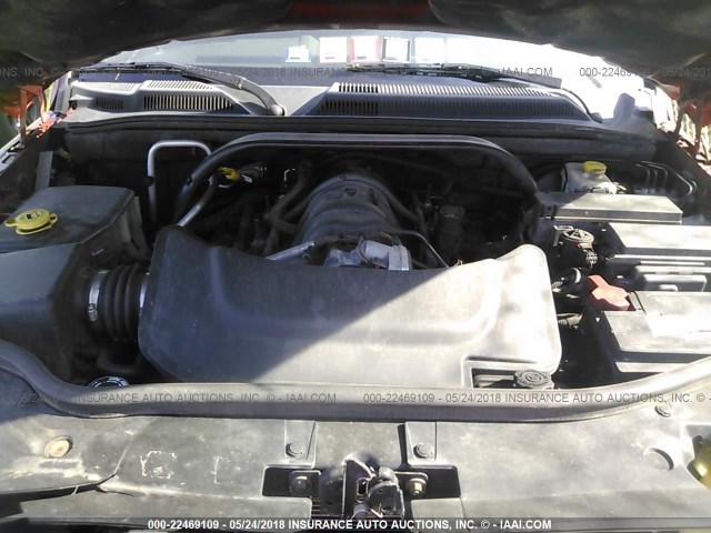 1J8HG58296C122180 - 2006 JEEP COMMANDER LIMITED RED photo 10