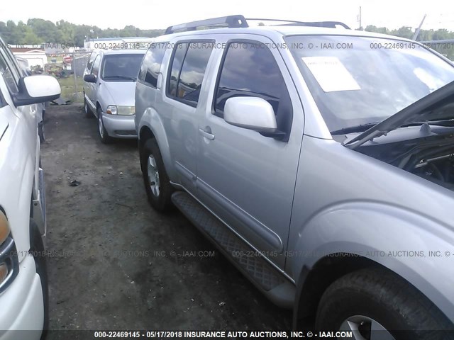 5N1AR18U66C621785 - 2006 NISSAN PATHFINDER LE/SE/XE SILVER photo 6