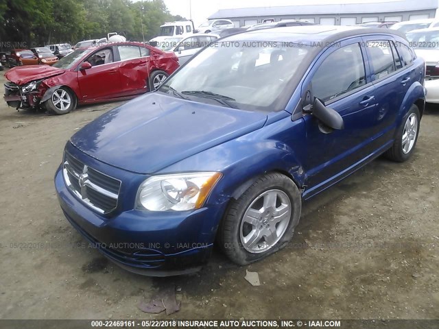 1B3HB48A59D150758 - 2009 DODGE CALIBER SXT BLUE photo 6