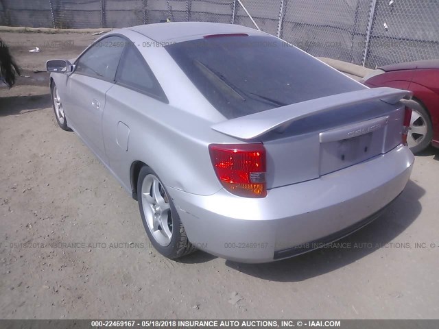 JTDDY32T210042853 - 2001 TOYOTA CELICA GT-S SILVER photo 3