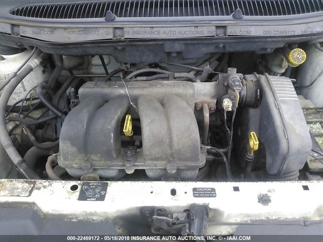 2B4FP25BXYR648567 - 2000 DODGE CARAVAN WHITE photo 10