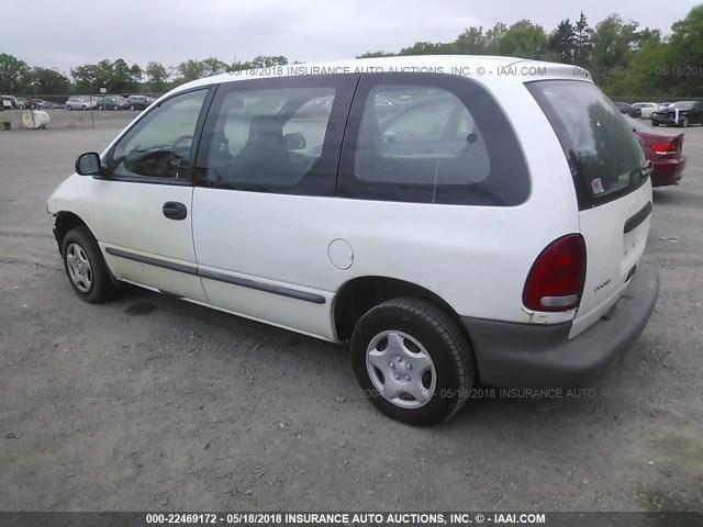 2B4FP25BXYR648567 - 2000 DODGE CARAVAN WHITE photo 3