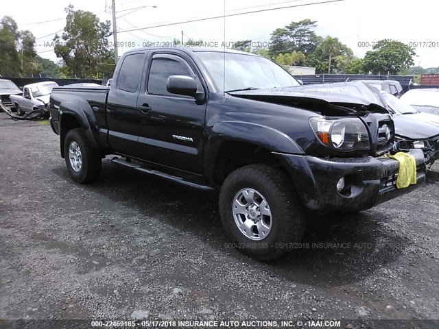 5TETU62N45Z002788 - 2005 TOYOTA TACOMA PRERUNNER ACCESS CAB BLACK photo 1