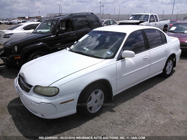 1G1NE52J316100823 - 2001 CHEVROLET MALIBU LS WHITE photo 2