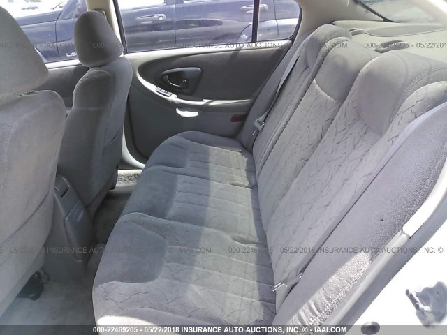 1G1NE52J316100823 - 2001 CHEVROLET MALIBU LS WHITE photo 8