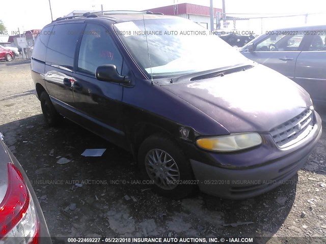 2P4FP25B9VR293952 - 1997 PLYMOUTH VOYAGER BURGUNDY photo 1