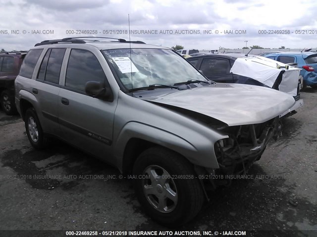 1GNDS13S032373179 - 2003 CHEVROLET TRAILBLAZER  TAN photo 1