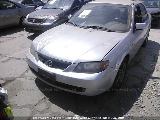 JM1BJ225330155138 - 2003 MAZDA PROTEGE DX/LX/ES SILVER photo 2