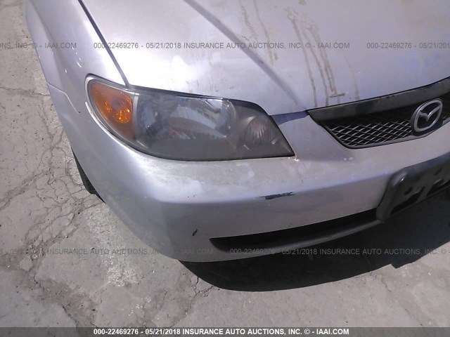 JM1BJ225330155138 - 2003 MAZDA PROTEGE DX/LX/ES SILVER photo 6