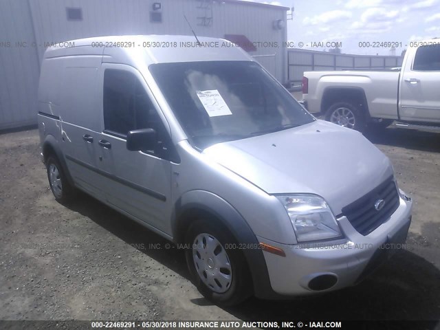 NM0LS7BNXDT144651 - 2013 FORD TRANSIT CONNECT XLT SILVER photo 1