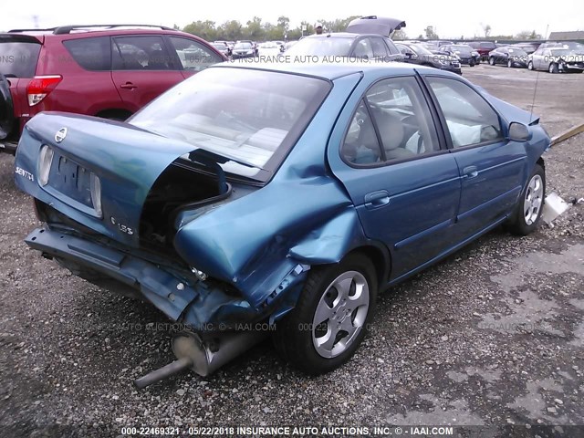 3N1CB51D84L479513 - 2004 NISSAN SENTRA 1.8/1.8S BLUE photo 4