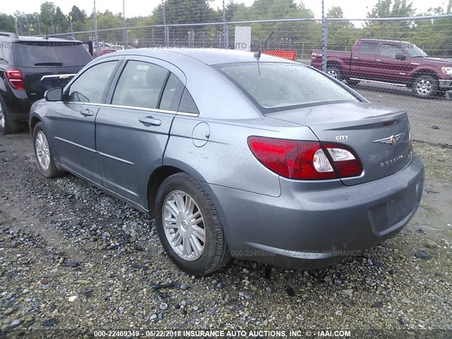 1C3LC56K47N561586 - 2007 CHRYSLER SEBRING TOURING GRAY photo 3