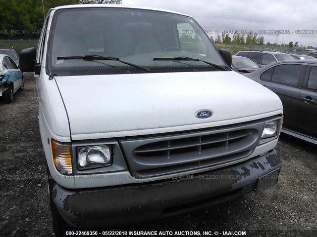 1FTNE24LXYHB08792 - 2000 FORD ECONOLINE E250 VAN WHITE photo 6