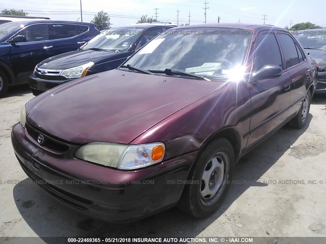 1NXBR12EXYZ302912 - 2000 TOYOTA COROLLA VE/CE/LE 红色 照片 2