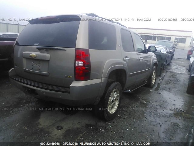 1GNFK13047R397165 - 2007 CHEVROLET TAHOE K1500 GOLD photo 4