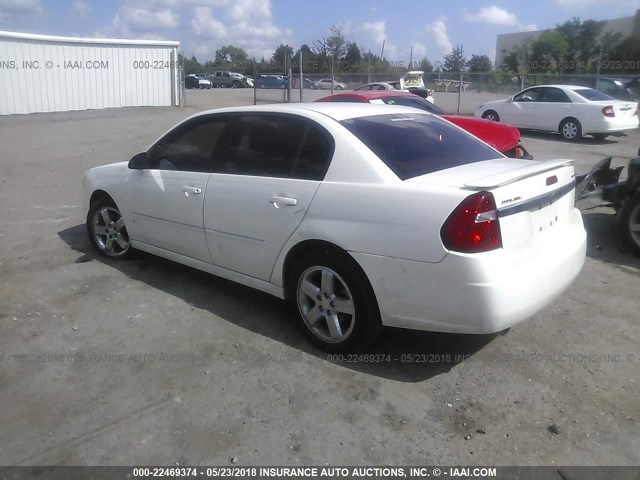 1G1ZU53806F215158 - 2006 CHEVROLET MALIBU LTZ 白色 照片 3