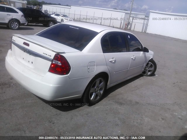 1G1ZU53806F215158 - 2006 CHEVROLET MALIBU LTZ 白色 照片 4