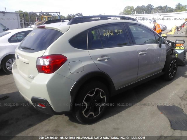 JF2GPADC4FH306134 - 2015 SUBARU XV CROSSTREK 2.0 PREMIUM Champagne photo 4