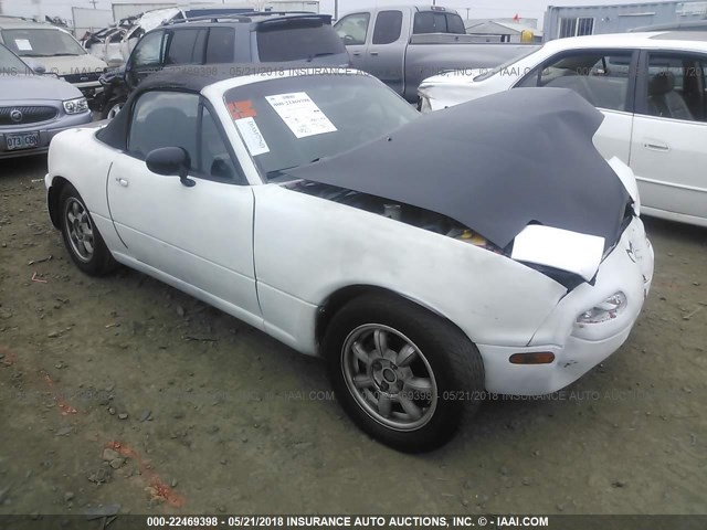 JM1NA3519M1226303 - 1991 MAZDA MX-5 MIATA WHITE photo 1