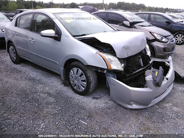 3N1AB6AP0AL729281 - 2010 NISSAN SENTRA 2.0/2.0S/SR/2.0SL SILVER photo 1