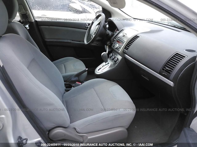 3N1AB6AP0AL729281 - 2010 NISSAN SENTRA 2.0/2.0S/SR/2.0SL SILVER photo 5