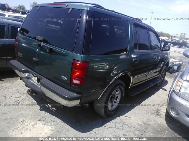 1FMPU16L6YLC31503 - 2000 FORD EXPEDITION XLT Yaşıl foto 4