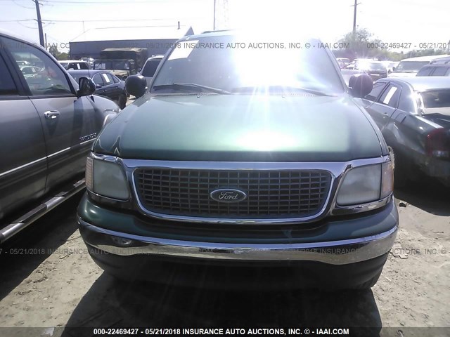 1FMPU16L6YLC31503 - 2000 FORD EXPEDITION XLT Yaşıl foto 6