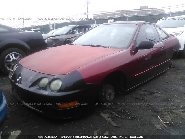 JH4DC4362WS009536 - 1998 ACURA INTEGRA GS RED photo 2