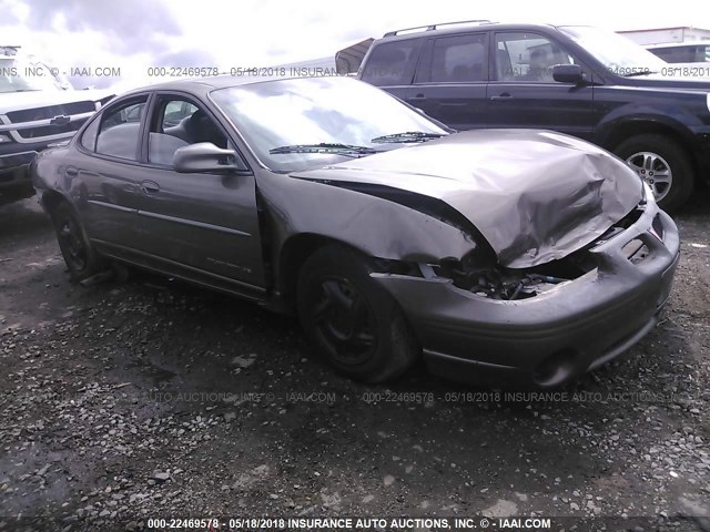 1G2WK52J11F112767 - 2001 PONTIAC GRAND PRIX SE GRAY photo 1