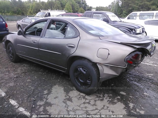 1G2WK52J11F112767 - 2001 PONTIAC GRAND PRIX SE GRAY photo 3