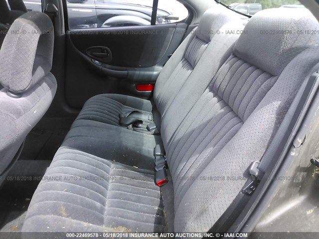 1G2WK52J11F112767 - 2001 PONTIAC GRAND PRIX SE ნაცრისფერი ფოტო 8