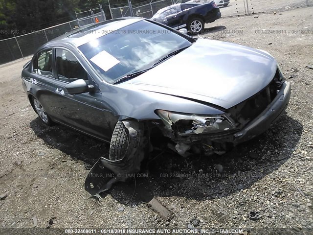 1HGCP36808A033918 - 2008 HONDA ACCORD EXL GRAY photo 1