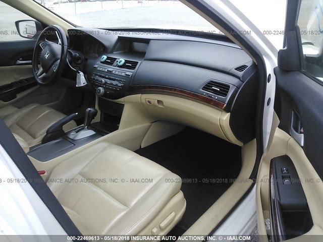 5J6TF1H52AL005633 - 2010 HONDA ACCORD CROSSTOUR EXL WHITE photo 5