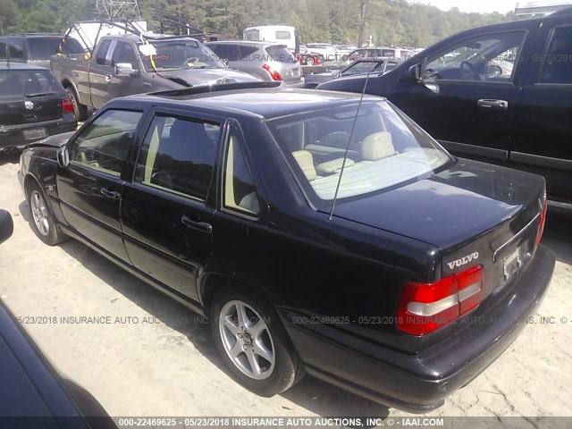 YV1LS55A2X2611355 - 1999 VOLVO S70 BLACK photo 3