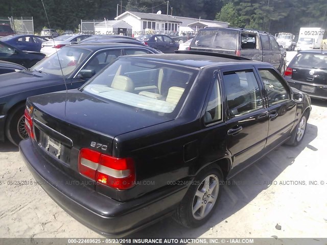 YV1LS55A2X2611355 - 1999 VOLVO S70 BLACK photo 4