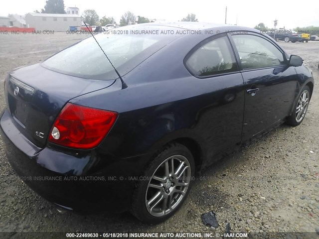JTKDE177450019274 - 2005 TOYOTA SCION TC 深蓝色 照片 4