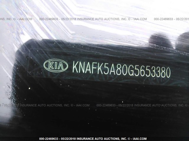 KNAFK5A80G5653380 - 2016 KIA FORTE LX GRAY photo 9