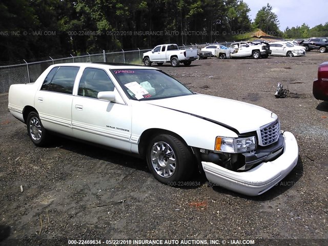 1G6KF5496WU740850 - 1998 CADILLAC DEVILLE CONCOURS WHITE photo 1