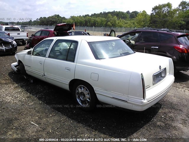 1G6KF5496WU740850 - 1998 CADILLAC DEVILLE CONCOURS WHITE photo 3