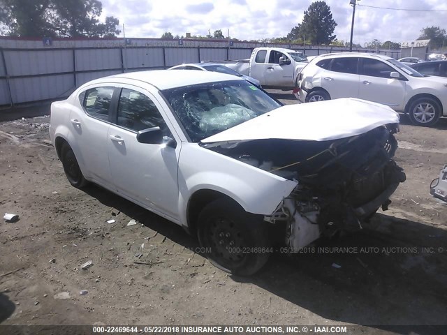 1B3LC46B29N563802 - 2009 DODGE AVENGER SE/SXT WHITE photo 1